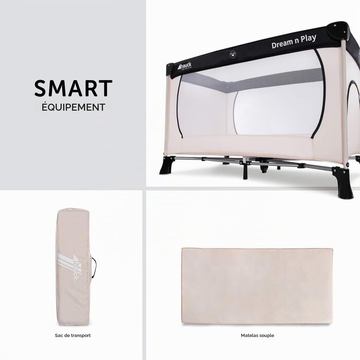 Lit de voyage pliable 120x60cm - Jusqu'à 34% de remise