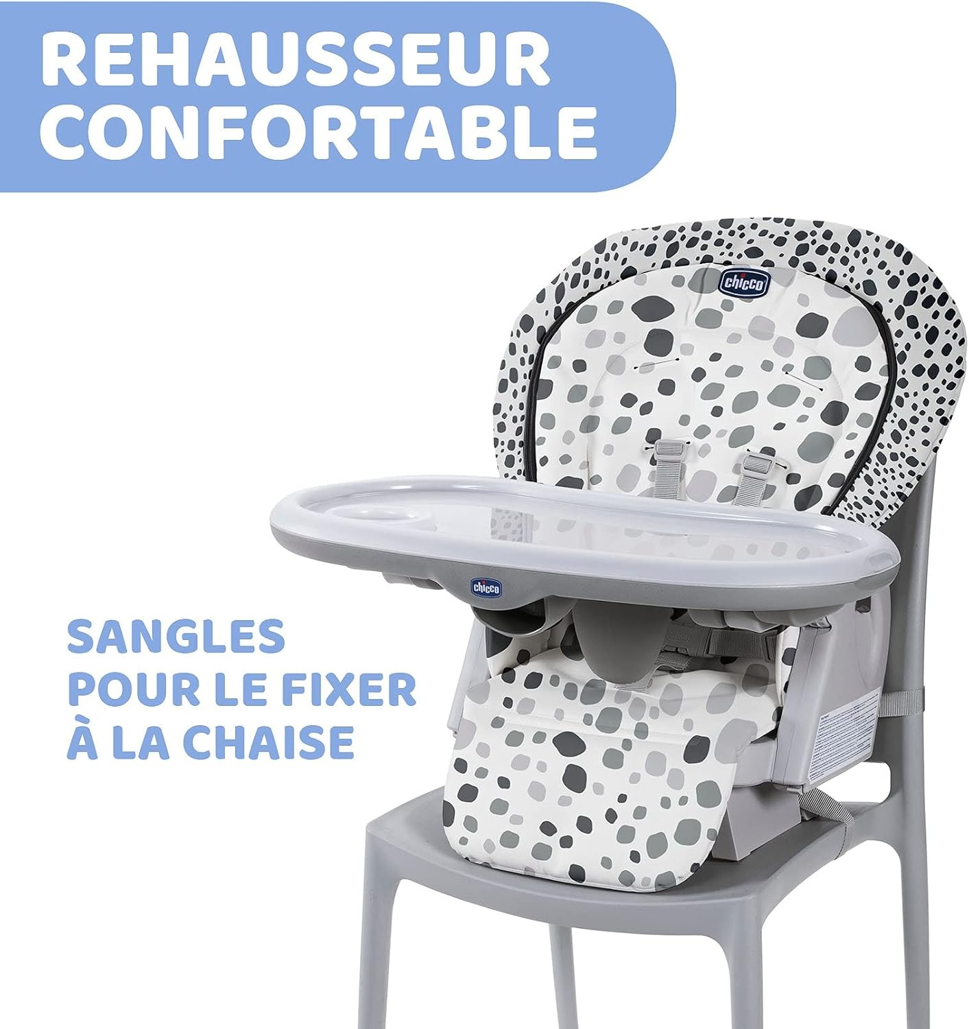 Chicco Chaise haute évolutive 5-en-1 - Anthracite - 65% de remise