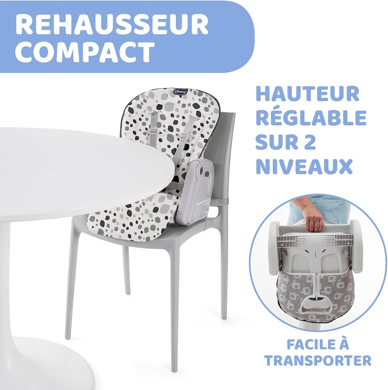 Chicco Chaise haute évolutive 5-en-1 - Anthracite - 65% de remise