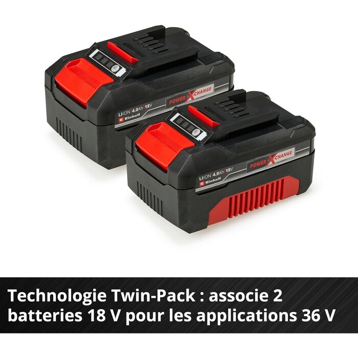 Lot de 2 Batteries 18V 4.0Ah - Compatible Power X-Change - Jusqu'à -33%