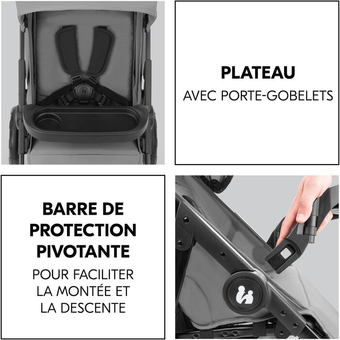 Poussette citadine compacte - Jusqu'à 22 kg - Remise jusqu'à 35% sur l'outlet