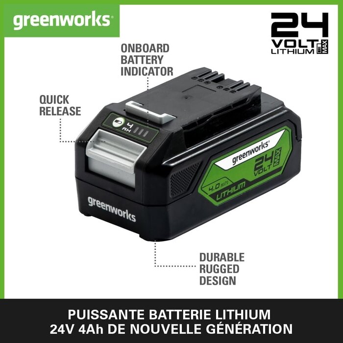 Batterie 24V 4Ah pour outils de jardin - Jusqu'à 33% de remise