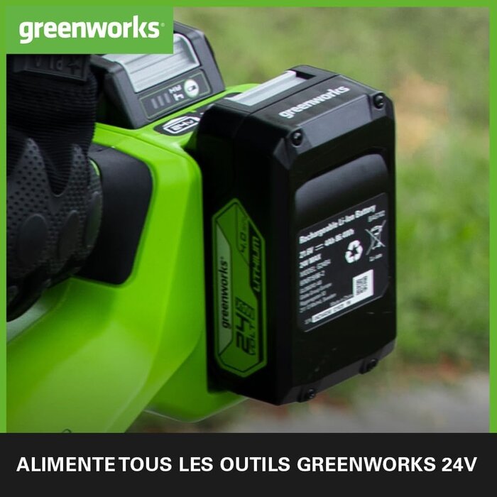 Batterie 24V 4Ah pour outils de jardin - Jusqu'à 33% de remise