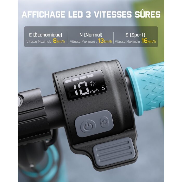Trottinette électrique enfant réglable - Jusqu'à -35% sur le modèle déballé