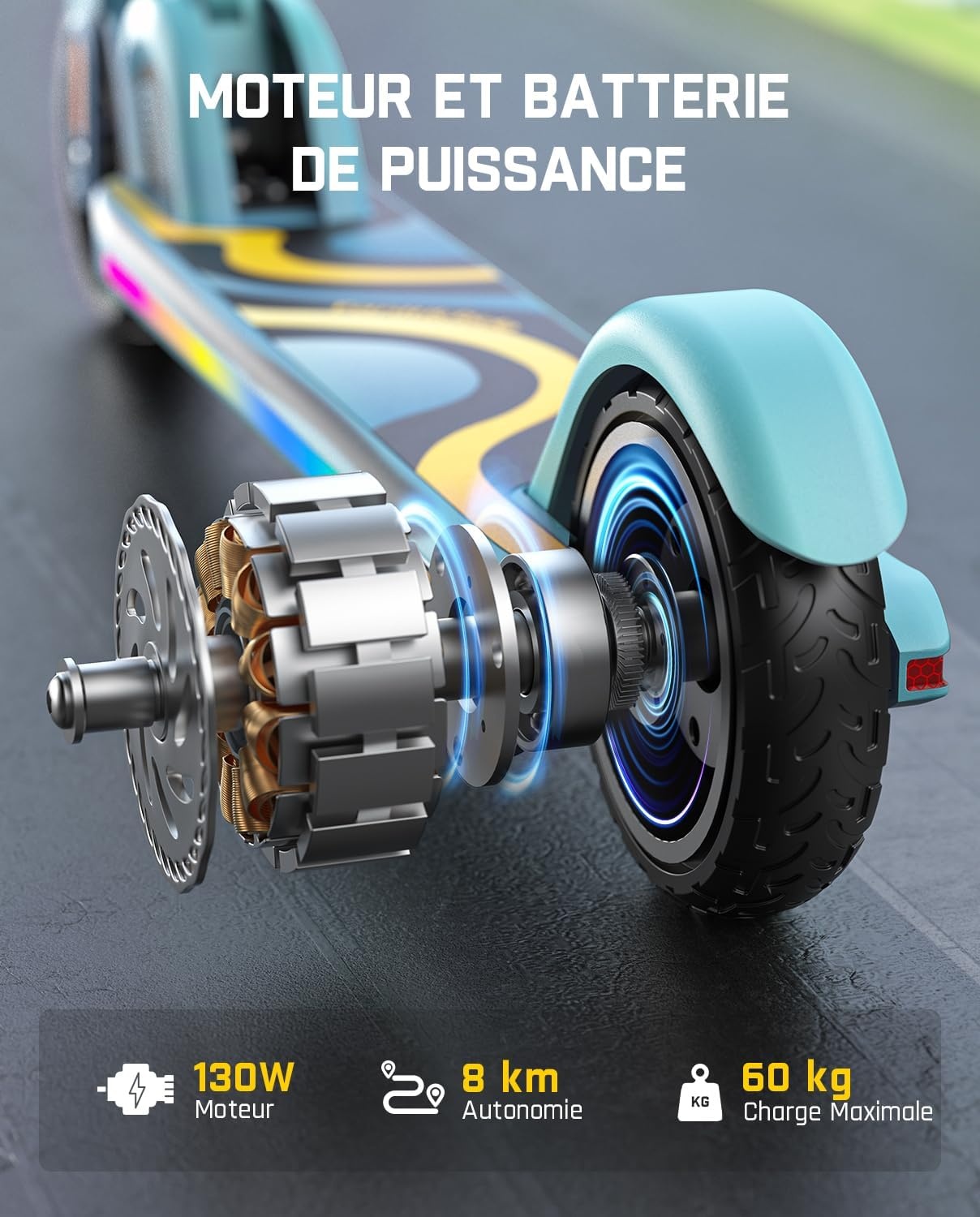 Trottinette électrique enfant réglable - Jusqu'à -35% sur le modèle déballé