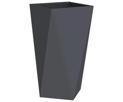 Vidaxl Jardinière haute acier anthracite 40x40x75cm - Jusqu'à -29%