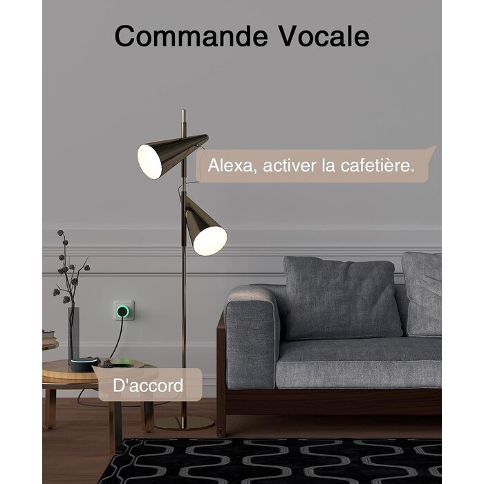 Lot de 4 prises connectées Wifi - Jusqu'à -33% sur l'outlet