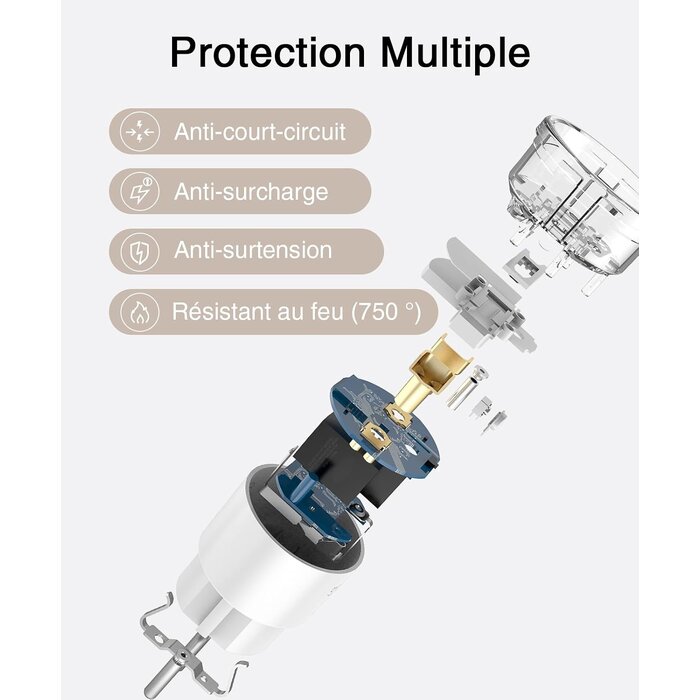 Lot de 4 prises connectées Wifi - Jusqu'à -33% sur l'outlet