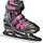 Patins à glace ajustables 38-41 - Noir et Fuchsia - Jusqu'à -33%