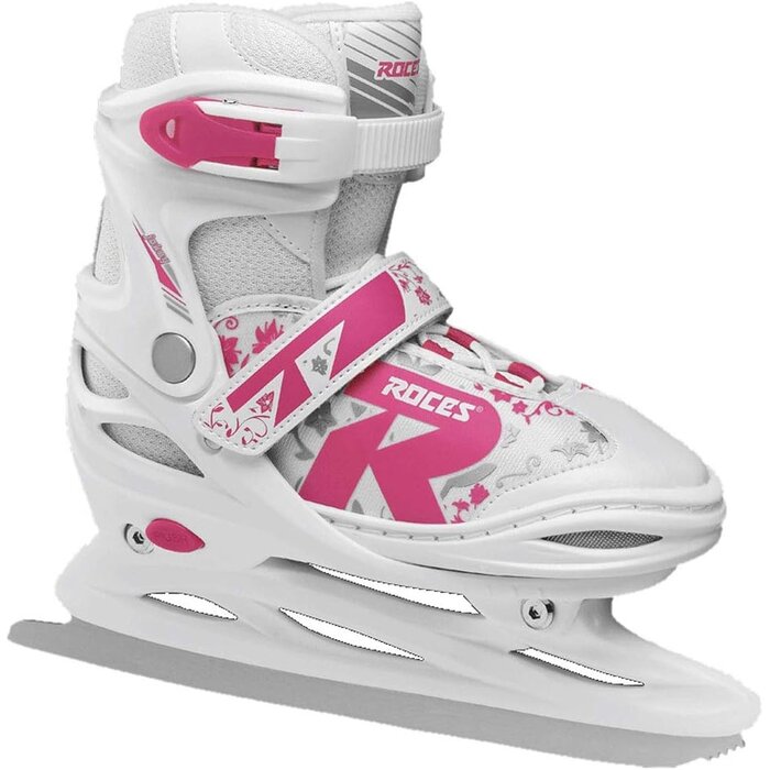 Roces Patins à glace ajustables 38-41 - Noir et Fuchsia - Jusqu'à -33%