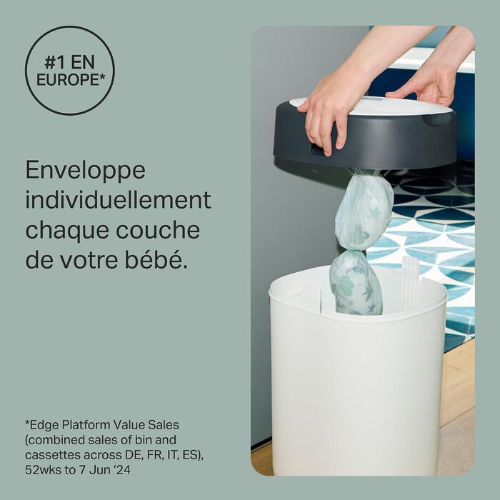Poubelle à couches Twist & Click - Jusqu'à 32% de réduction