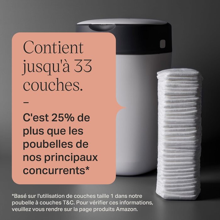 Poubelle à couches Twist & Click - Jusqu'à 32% de réduction