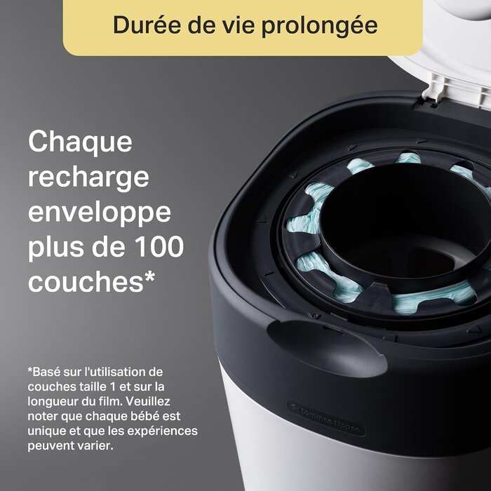 Poubelle à couches Twist & Click - Jusqu'à 32% de réduction