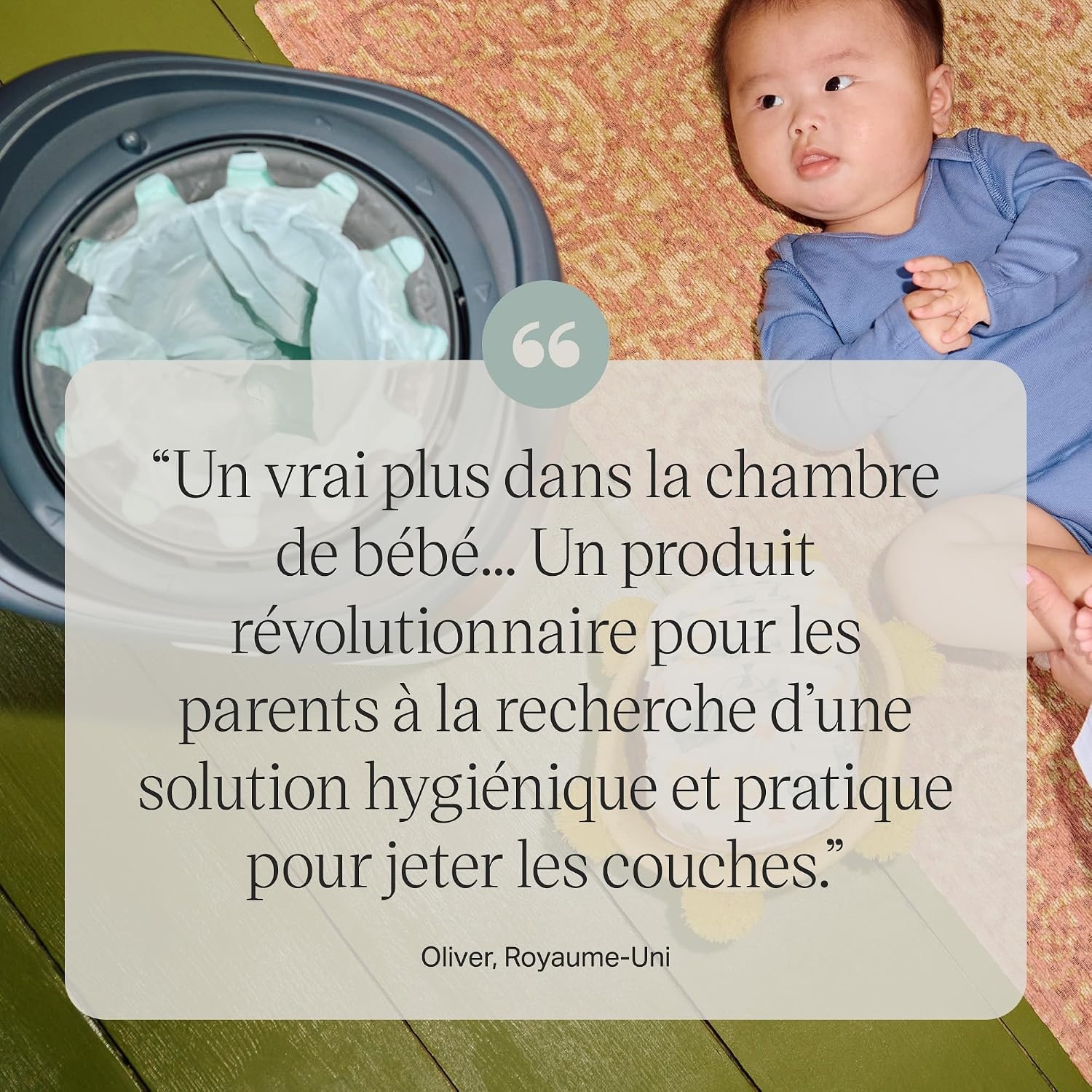 Poubelle à couches Twist & Click - Jusqu'à 32% de réduction