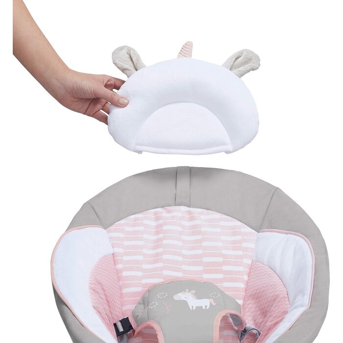 Transat vibrant pour bébé - 8 mélodies - Rose - Jusqu'à -33%