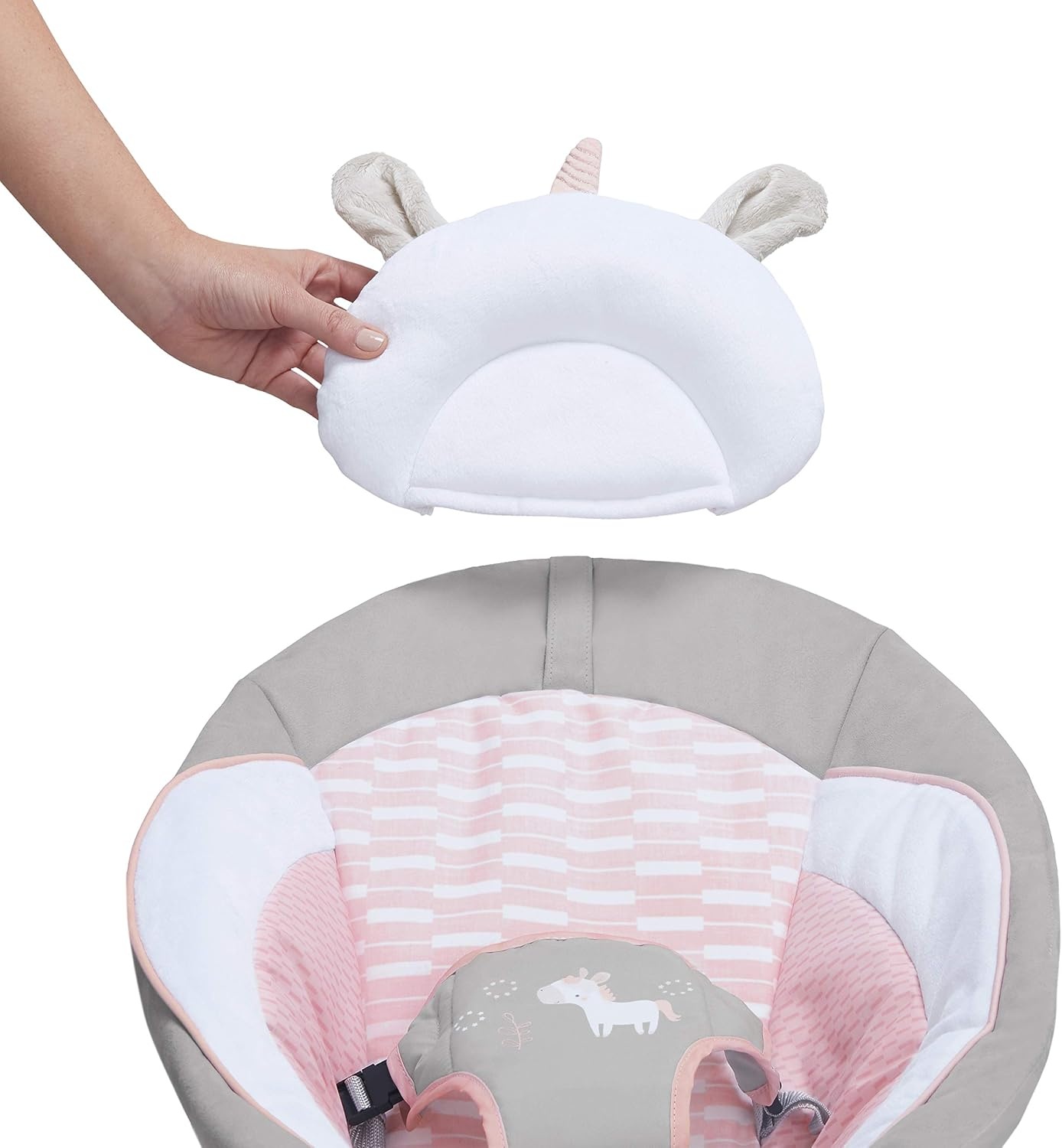 Transat vibrant pour bébé - 8 mélodies - Rose - Jusqu'à -33%