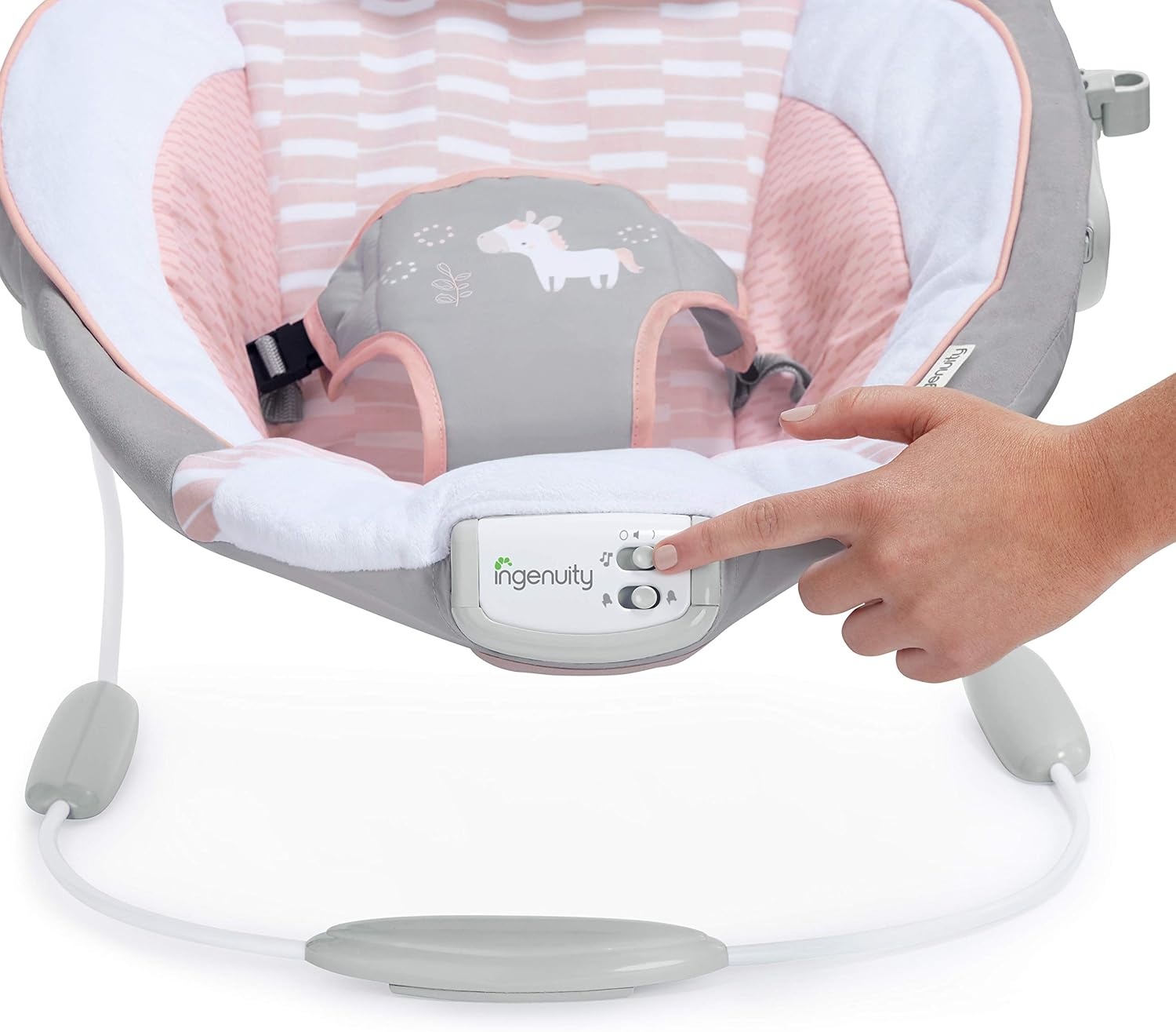 Transat vibrant pour bébé - 8 mélodies - Rose - Jusqu'à -33%