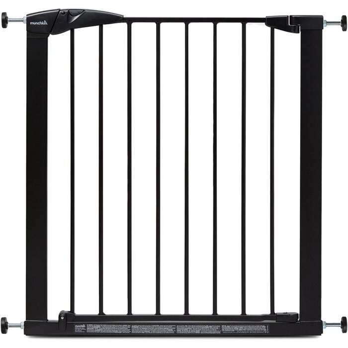 Barrière de sécurité pour bébé et animaux - Acier noir - Jusqu'à -33%