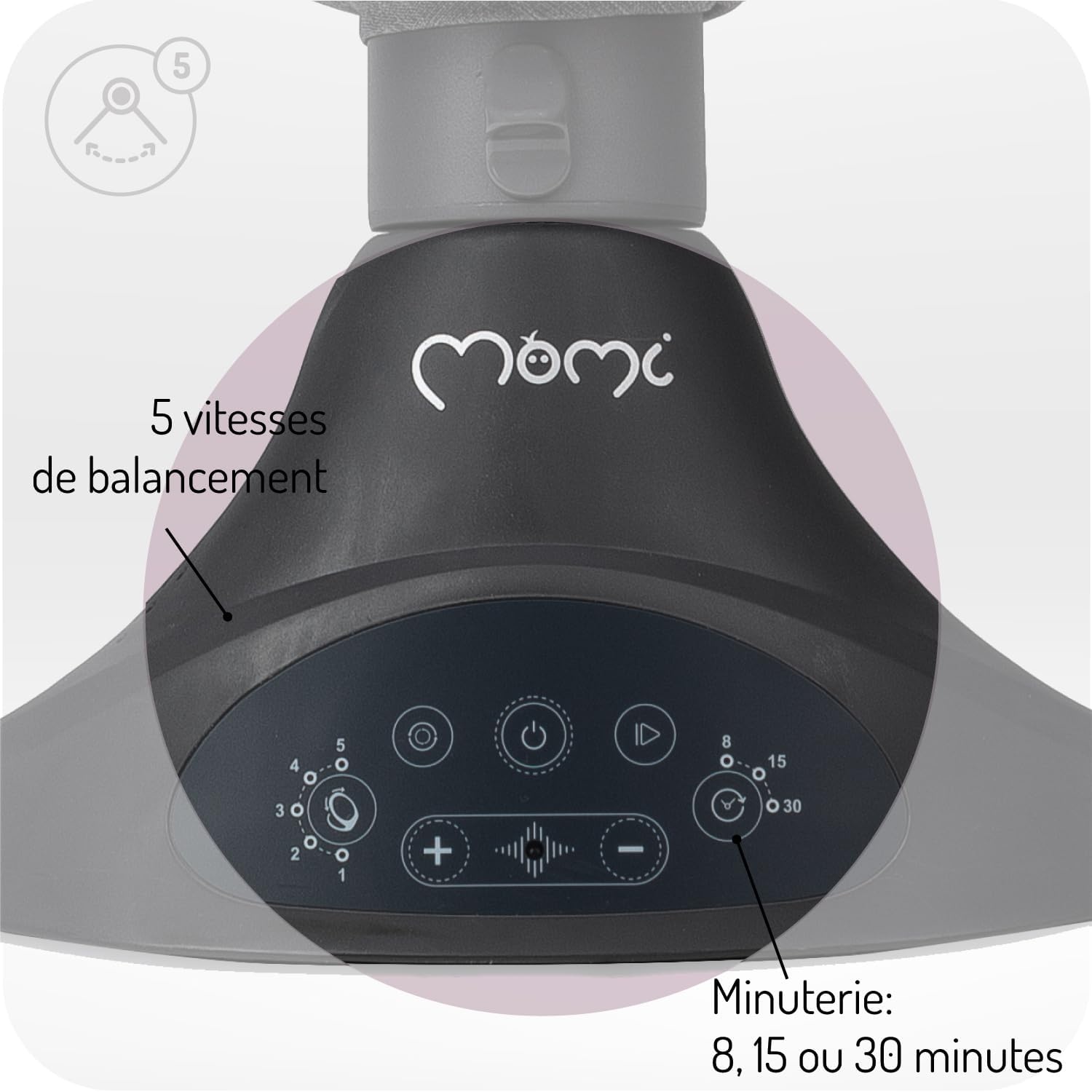 Balançoire pour bébé pliable avec Bluetooth - Jusqu'à 34% de réduction