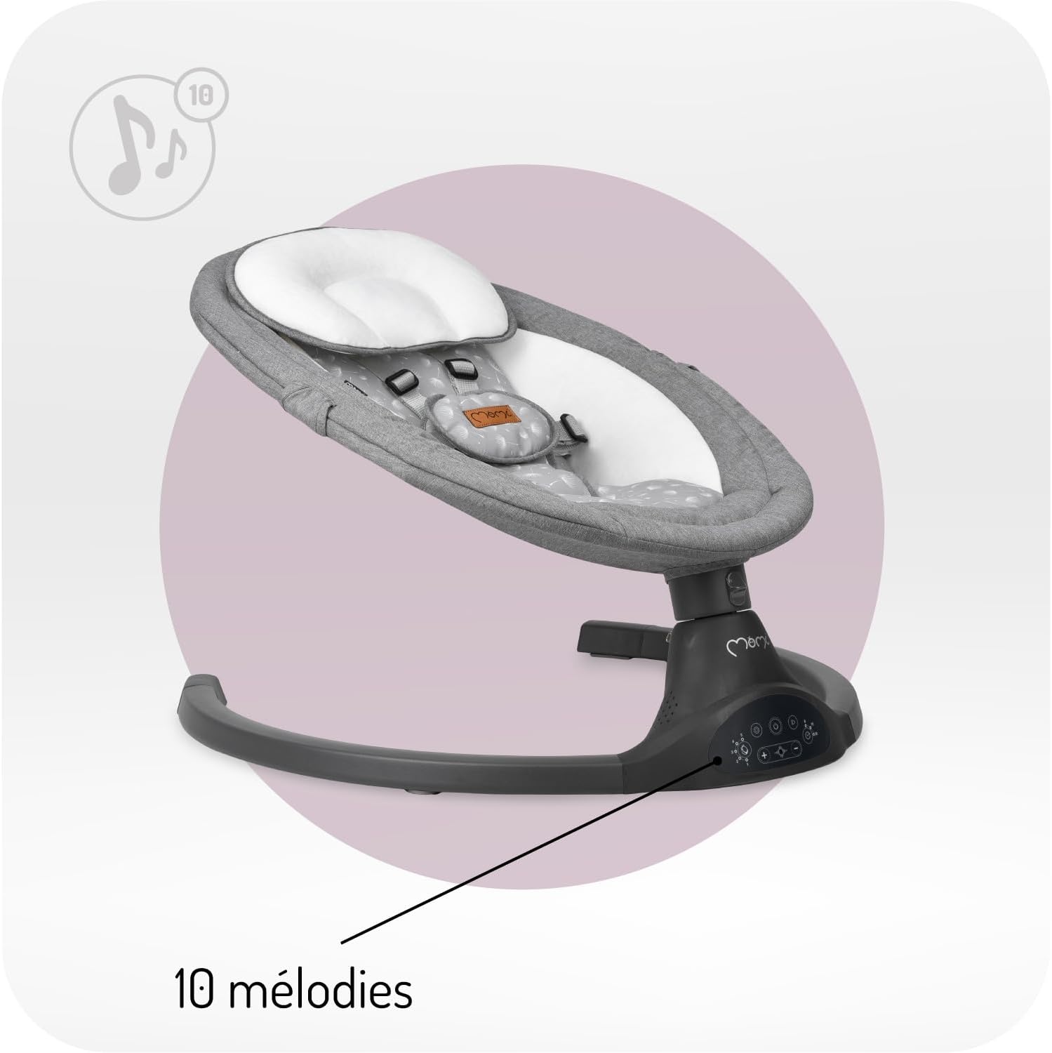 Balançoire pour bébé pliable avec Bluetooth - Jusqu'à 34% de réduction