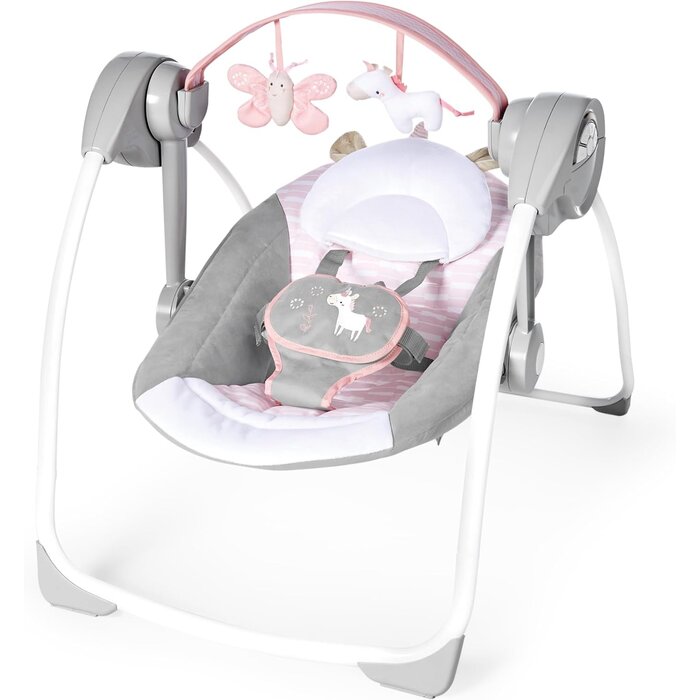 Balançoire bébé portable rose - Jusqu'à 34% de réduction