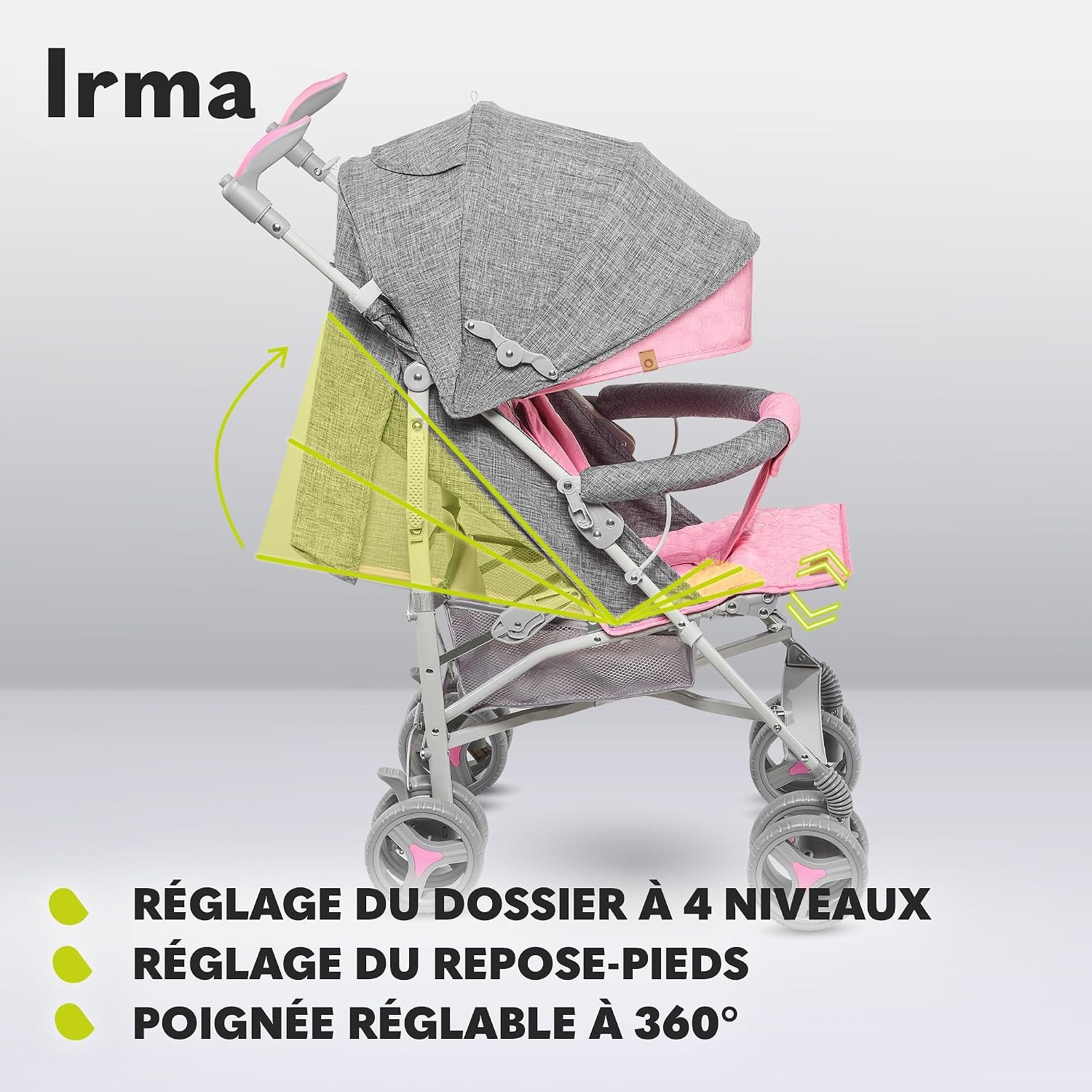 Poussette compacte pliable - Jusqu'à -34% sur votre achat
