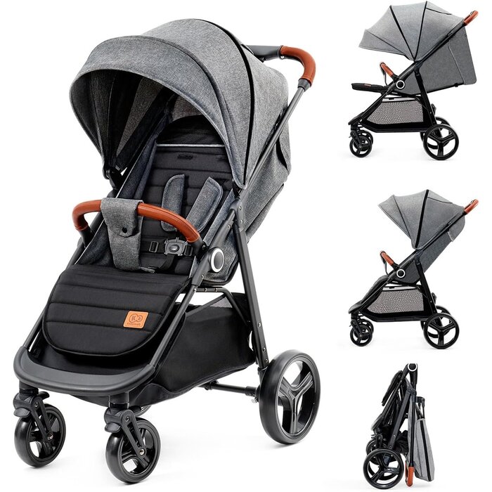 Poussette compacte GRANDE PLUS - Gris - Jusqu'à 35% de réduction