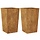 Lot de 2 Bacs à Fleurs en Acier Corten 45x75cm - Jusqu'à -34%