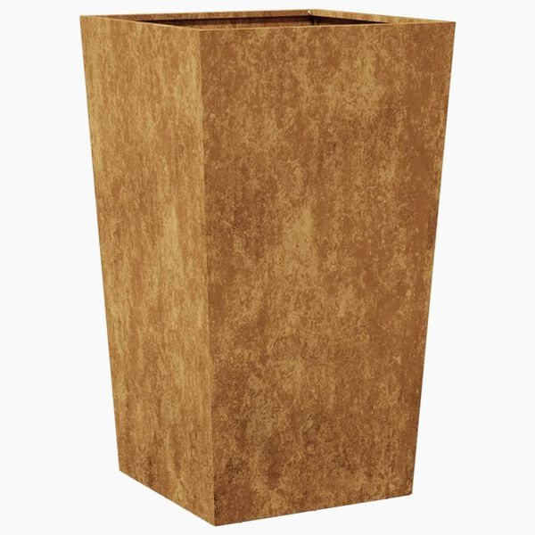 Lot de 2 Bacs à Fleurs en Acier Corten 45x75cm - Jusqu'à -34%