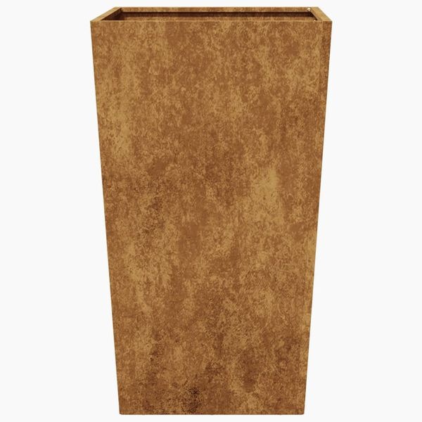 Lot de 2 Bacs à Fleurs en Acier Corten 45x75cm - Jusqu'à -34%