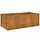 Bac à fleurs surélevé en acier corten 100x50cm - Jusqu'à -33%