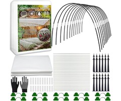 Kit tunnel de jardin 3x15m avec filet anti-insectes - Jusqu'à -30%