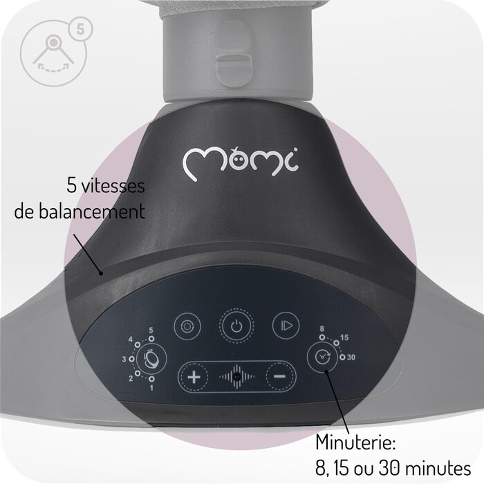 Balançoire bébé connectée, pliable - Jusqu'à 34% de réduction