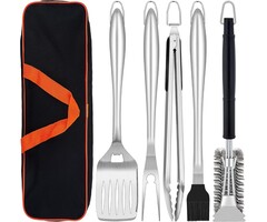 Set d'ustensiles BBQ 6 pièces en inox - Jusqu'à -32% sur le retour