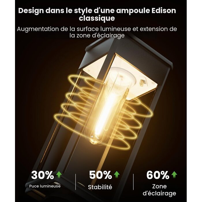 Lot de 6 lampes solaires étanches IP65 - Jusqu'à -32% sur notre sélection