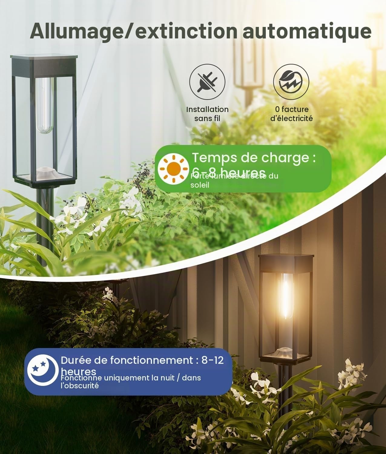 Lot de 6 lampes solaires étanches IP65 - Jusqu'à -32% sur notre sélection
