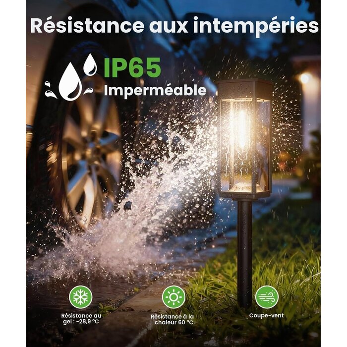 Lot de 6 lampes solaires étanches IP65 - Jusqu'à -32% sur notre sélection