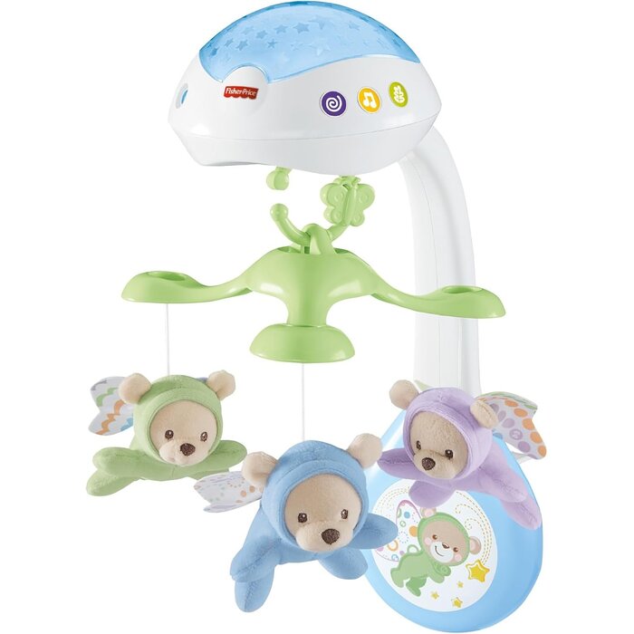 Mobile projecteur 3-en-1 pour bébé - Jusqu'à 32% de remise