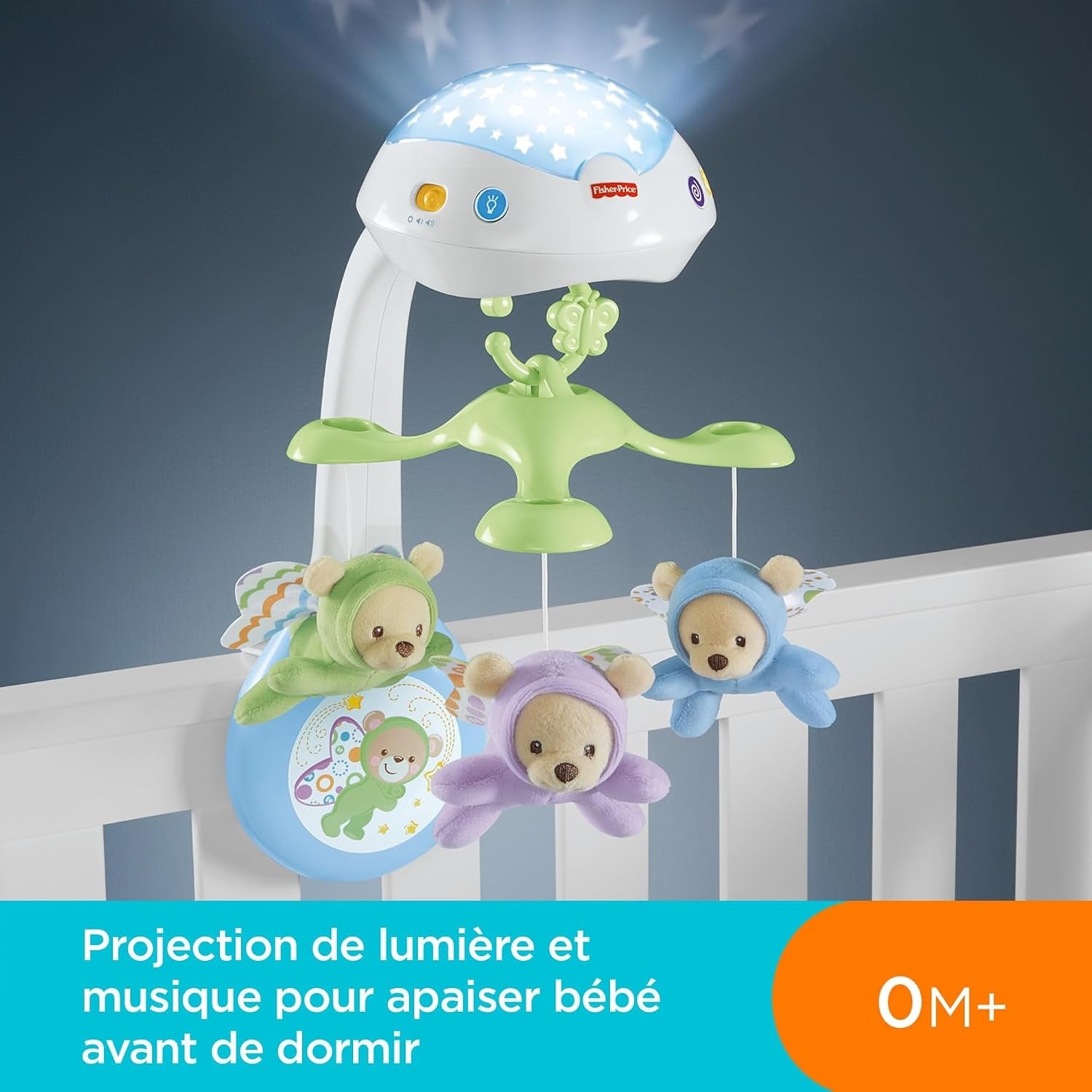 Mobile projecteur 3-en-1 pour bébé - Jusqu'à 32% de remise