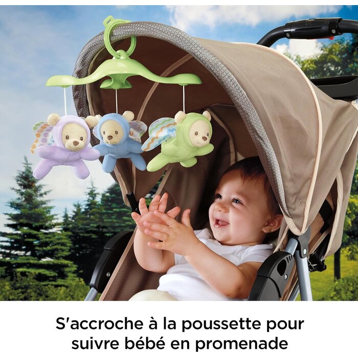 Mobile projecteur 3-en-1 pour bébé - Jusqu'à 32% de remise