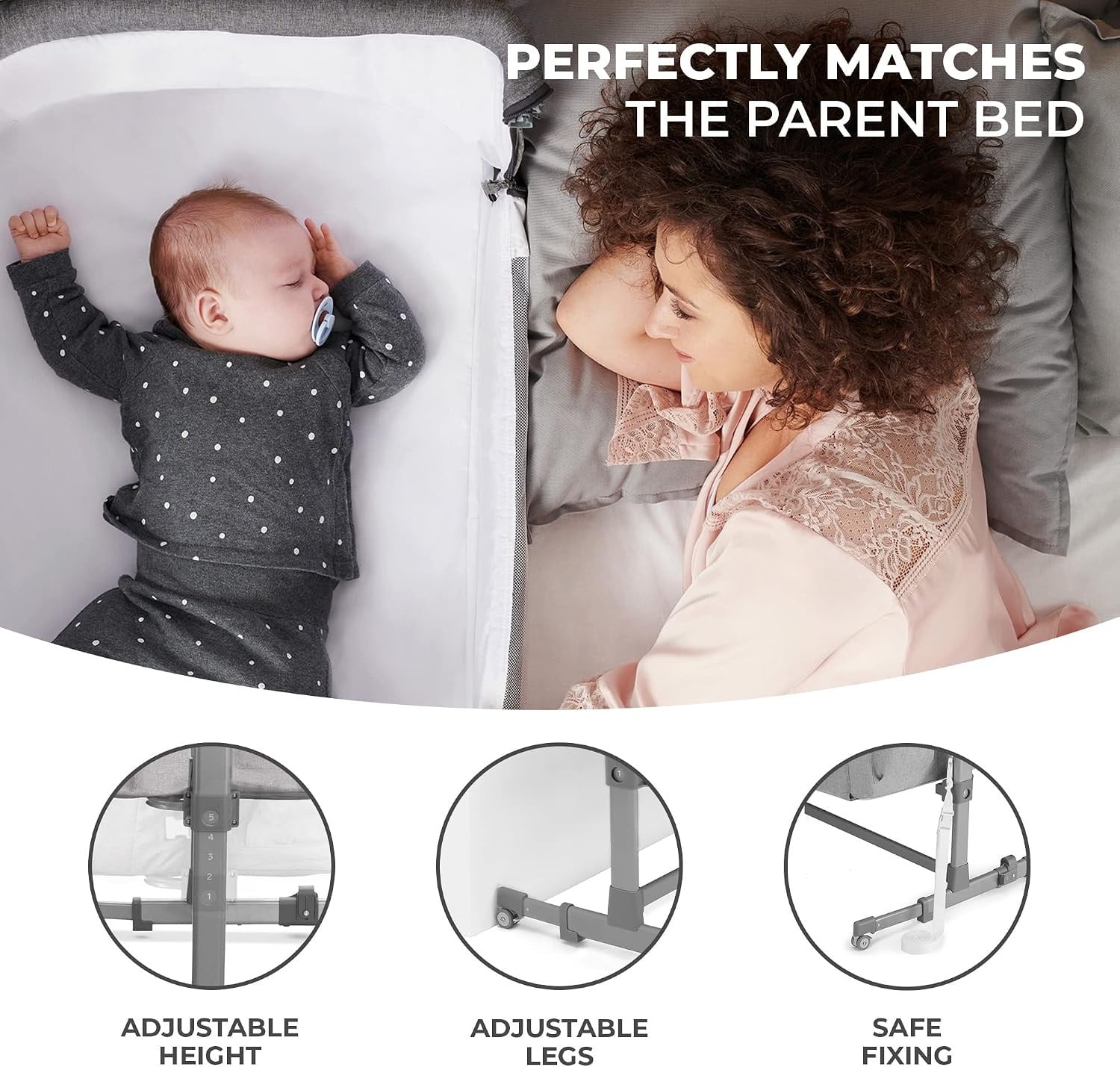 Berceau cododo 2-en-1 réglable - Jusqu'à -34% sur votre équipement bébé