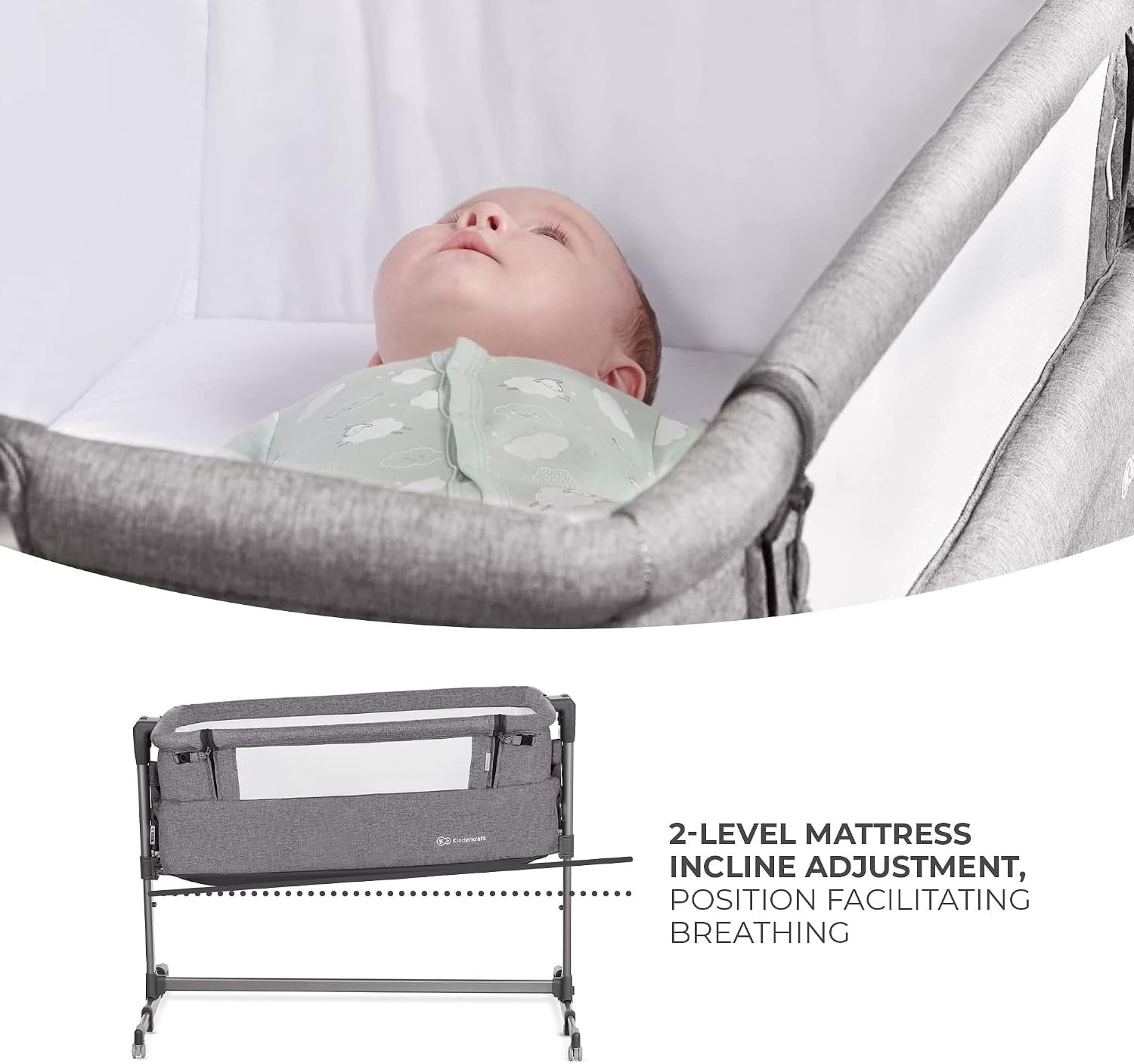 Berceau cododo 2-en-1 réglable - Jusqu'à -34% sur votre équipement bébé