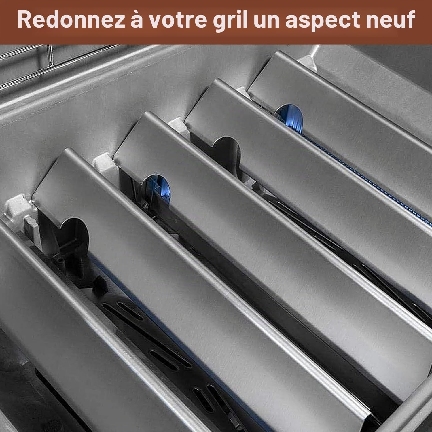 Barres aromatisatrices Inox pour Barbecue - Lot de 5 - Jusqu'à -33%