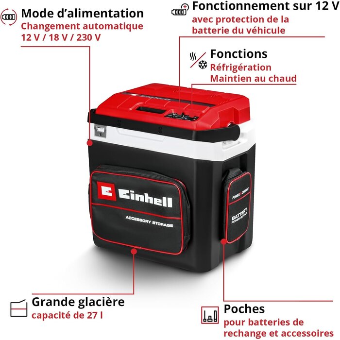 Glacière hybride 27L 12V/230V/18V - Jusqu'à -35% sur nos modèles outlet