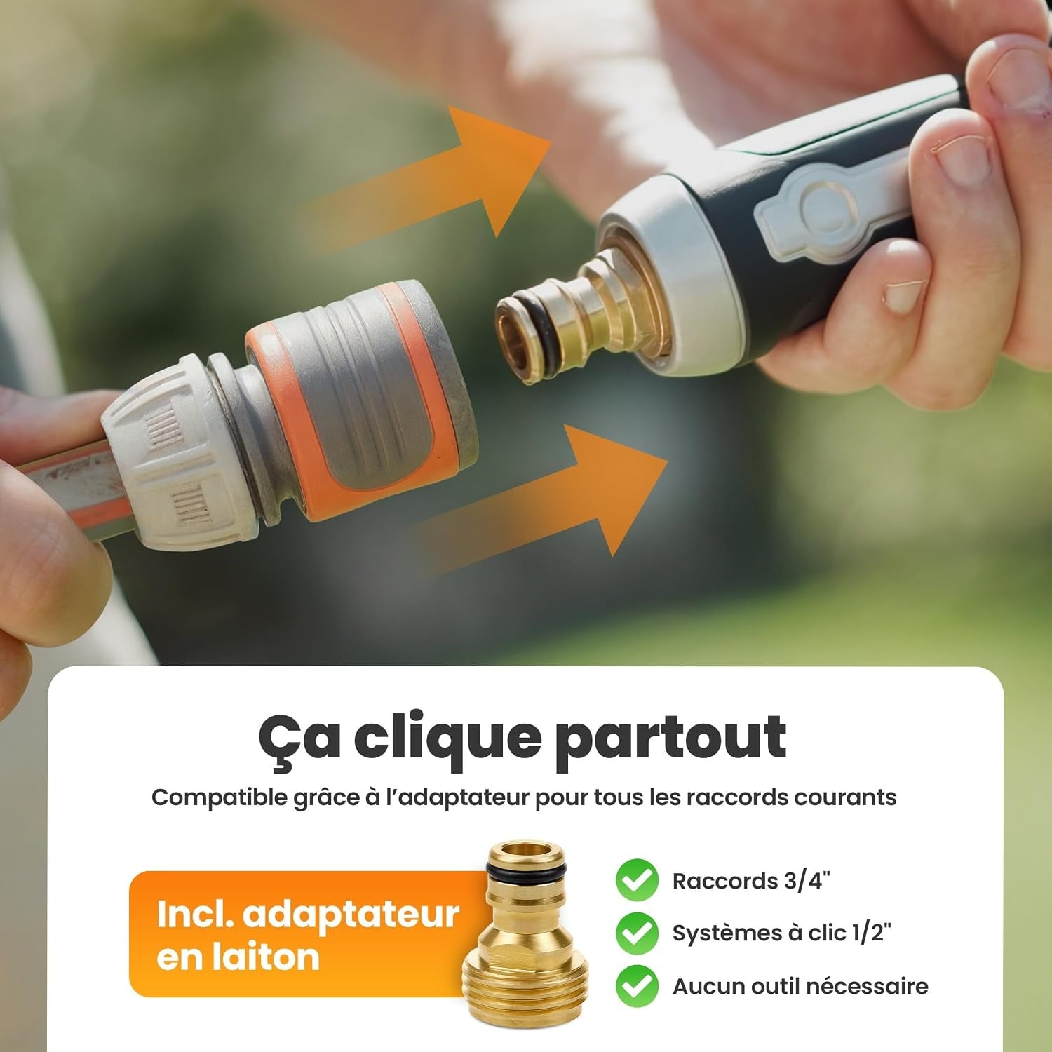 Pistolet d'arrosage 10 jets haute performance - Jusqu'à -31% de réduction