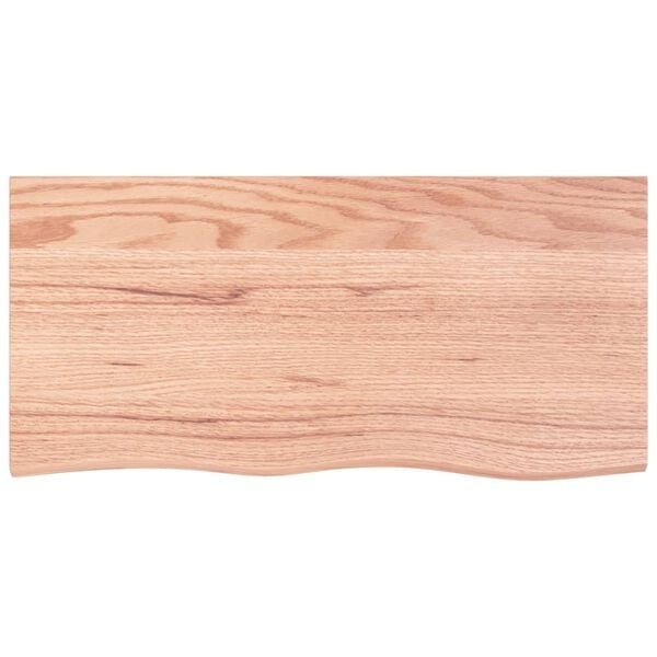 Plan de toilette en chêne massif 100x50cm - Jusqu'à -35% sur l'outlet
