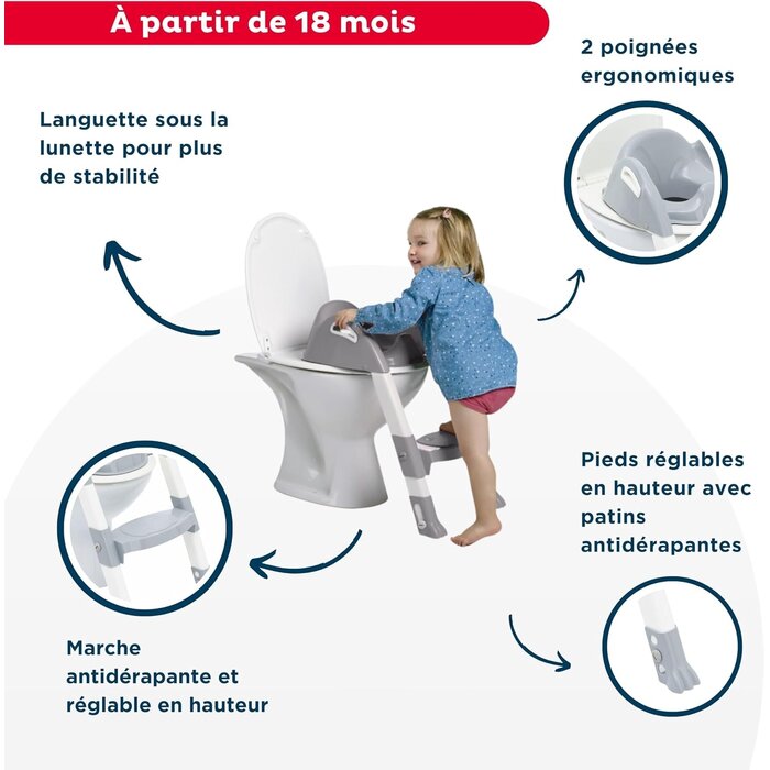 Réducteur de toilettes avec marchepied - Jusqu'à -33% sur l'état déballé