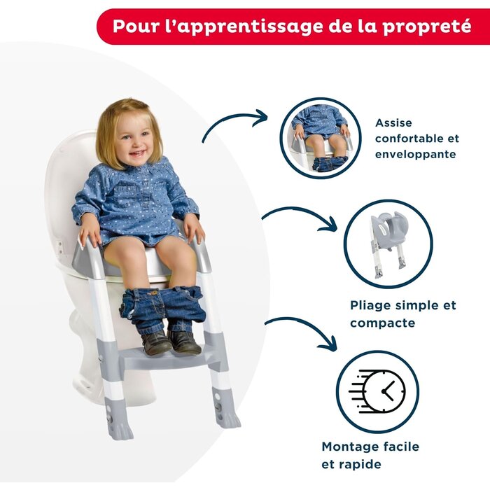 Réducteur de toilettes avec marchepied - Jusqu'à -33% sur l'état déballé