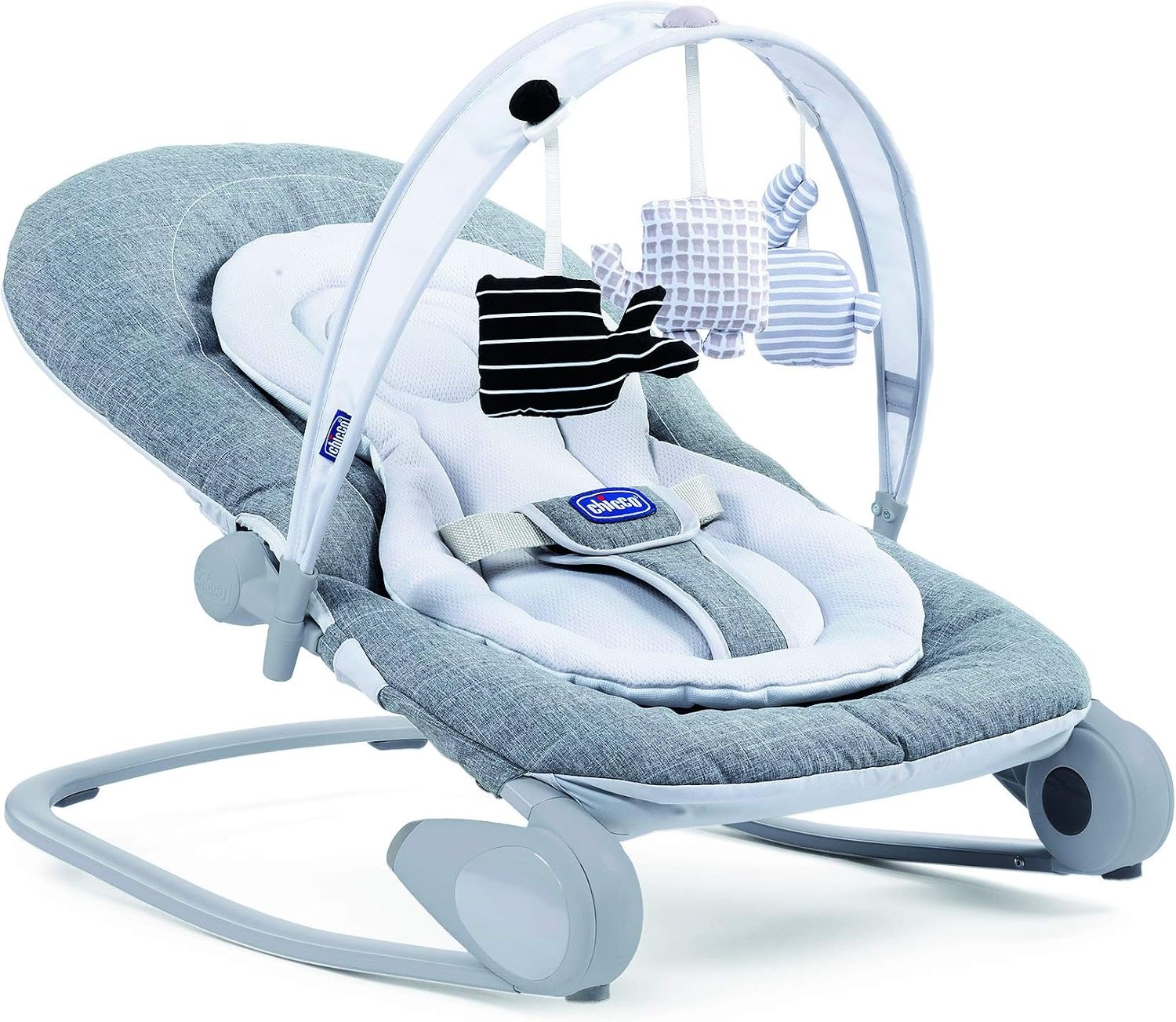 Transat Bébé Évolutif 2-en-1 - Jusqu'à 18 kg - Titane - Jusqu'à 34% de remise