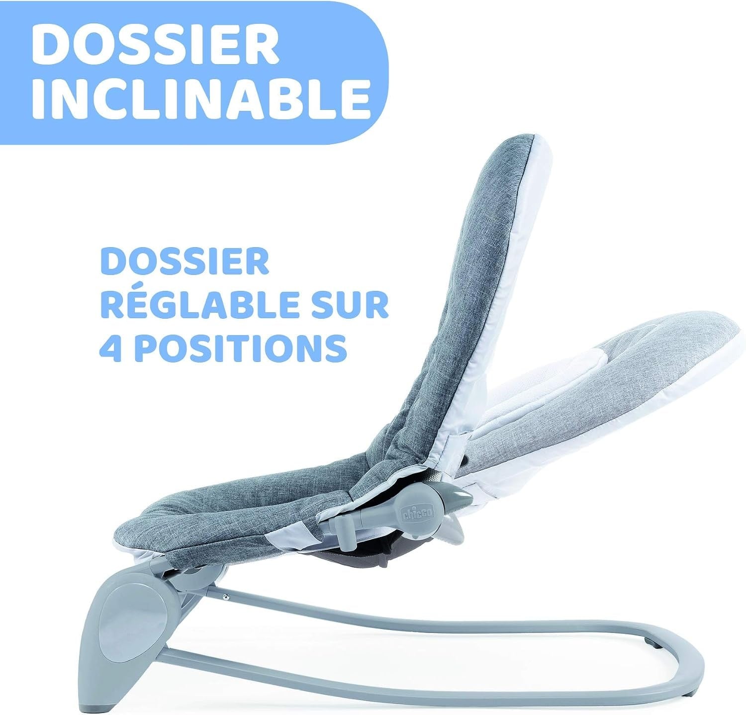 Transat Bébé Évolutif 2-en-1 - Jusqu'à 18 kg - Titane - Jusqu'à 34% de remise